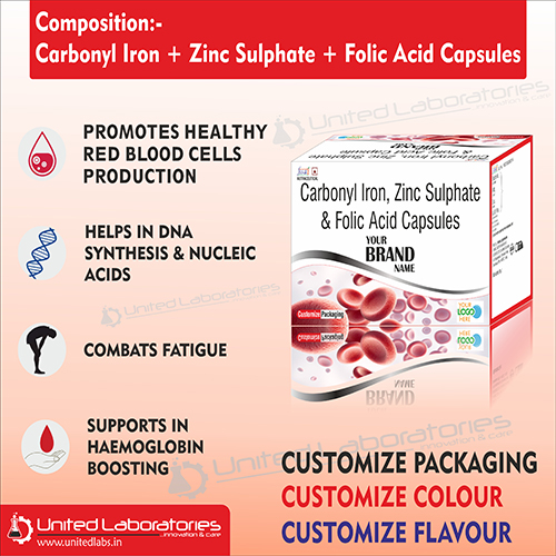 Carbonyl Iron + Zinc Sulphate + Folic Acid