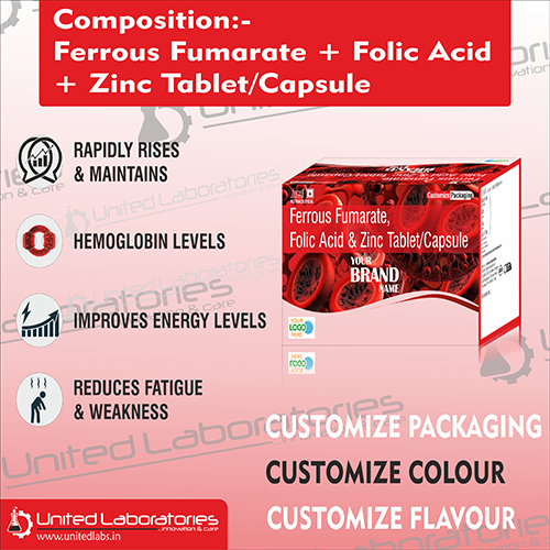 Ferrous Fumarate + Folic Acid + Zinc