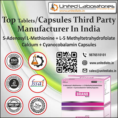 S-Adenosyl L-Methionine + L-5 Methyltetrahydrofolate Calcium + Cyanocobalamin